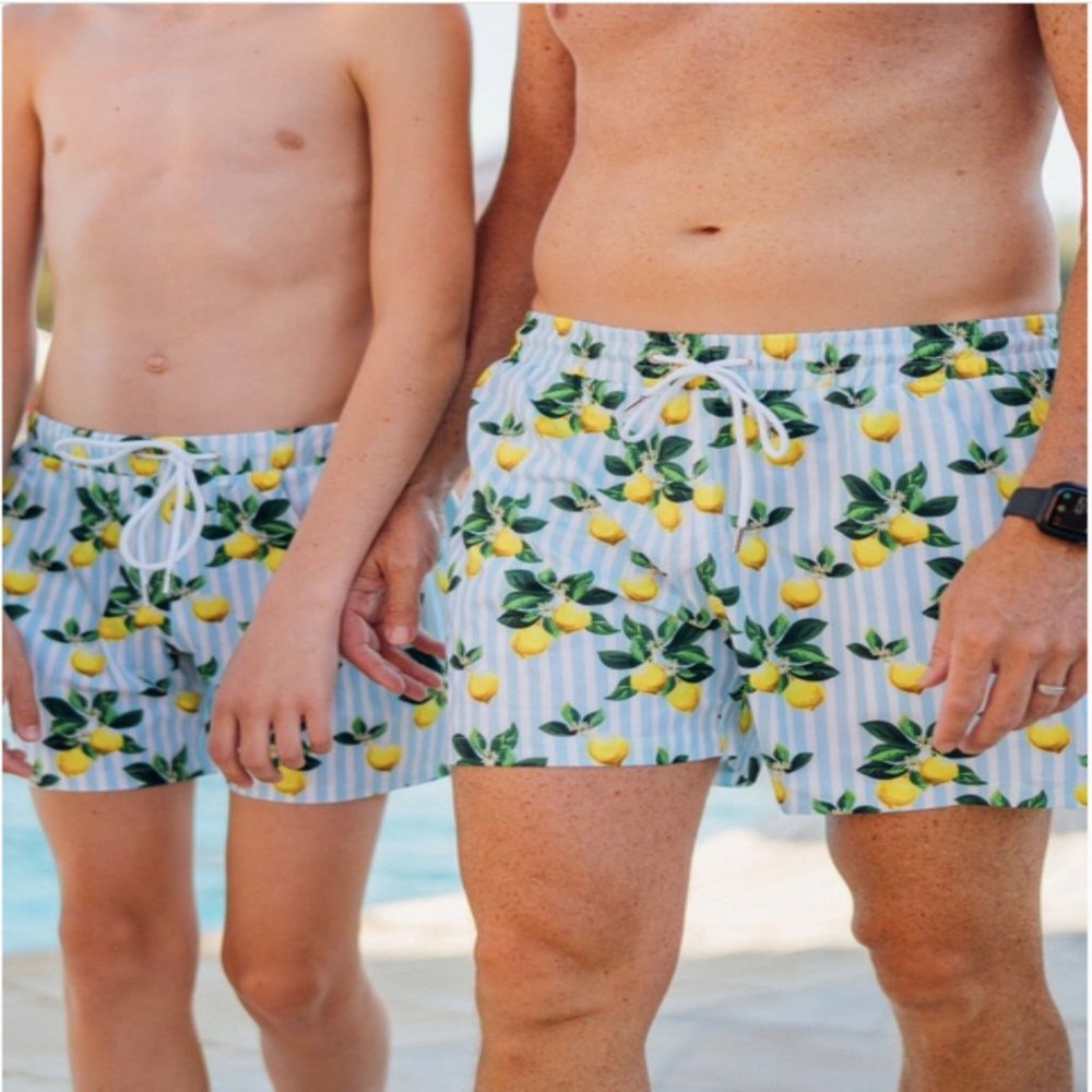 Amalfi Coast Lemon Swim Shorts Success